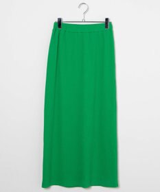 WEGO カラーリブイージーロングスカート