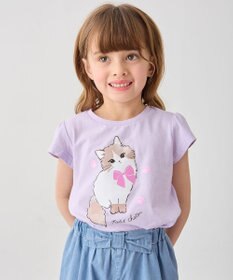 ANY KIDS 【水で色が変わる】接触冷感 しろくま ミラクルプリント Tシャツ