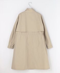 自由区 S コットンナイロンタッサースタンドカラー コート