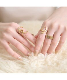 blancotokyo 【金属アレルギー対応/サイズフリー】ニュアンスフリーリング OCASO