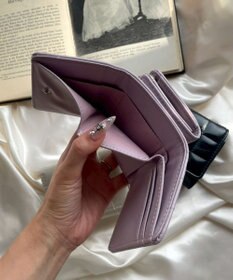 WEGO イニシャルパーツキルティングガマ口ウォレット