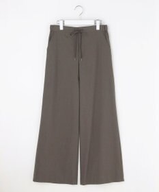 J.PRESS LADIES 【WEB限定】セルロースリネンストレッチ ワイドストレート パンツ