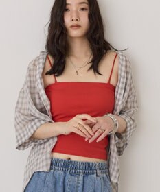 AMERICAN HOLIC 【カップ付き】バンドゥキャミソール