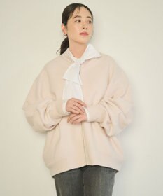 #Newans リラックスフィットドルマンニットブルゾン