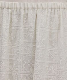 GRACE CONTINENTAL ティアードエンブロイダリースカート