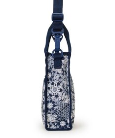 LeSportsac MINI N/S TOTE/フローラルレースネイビー