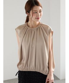 Te chichi サテンサイドリボンブラウス