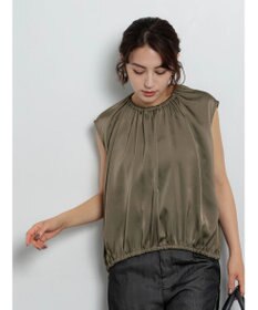 Te chichi サテンサイドリボンブラウス