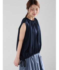 Te chichi サテンサイドリボンブラウス