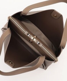 LA BAGAGERIE ソフトシュリンク2WAYハンドバッグ large