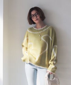 WEGO 【25年秋冬新作】ニュアンスライン配色プルオーバー