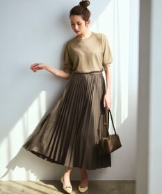 23区 S 【見上愛さん着用/CanCam11月号掲載】パウダリータイプライター プリーツ スカート