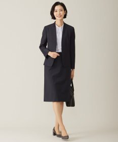 J.PRESS LADIES 幾何プリント ボウタイ カットソー