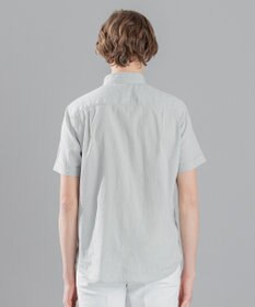 JOSEPH HOMME リネンストレッチブロード ウィングカラー半袖シャツ
