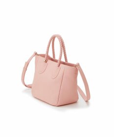 TOPKAPI 【ドラマ着用】【TREASURE TOPKAPI】シュリンクレザー メッシュハンドル ショルダー付き ミニ トート バッグ