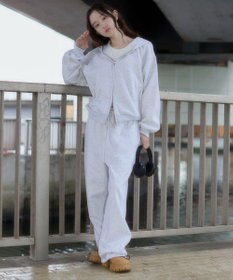 WEGO 【ユニセックス着用ITEM/SMLサイズ展開】ボンディングZIPパーカー