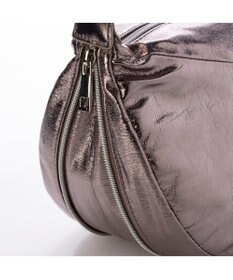 UNBILLION カシュカシュ cachecache / メタリックハーフムーンショルダー