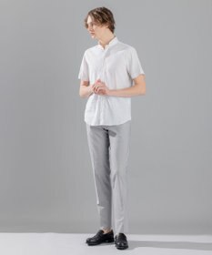 JOSEPH HOMME リネンストレッチブロード ウィングカラー半袖シャツ