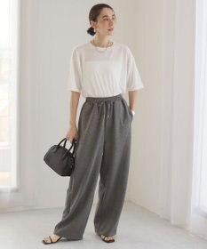 WEGO 【ANGIE VINTAGE/ウエストゴム】ポンチカーブパンツ