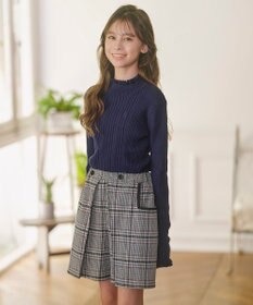 組曲 KIDS 【150-160㎝】レディチェック キュロット