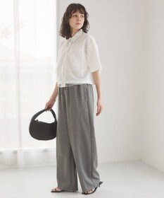 WEGO 【ANGIE VINTAGE/ウエストゴム】ポンチカーブパンツ