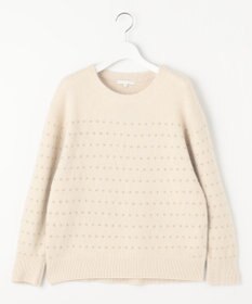 自由区 L ウールジャカードラメ ニット