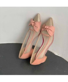 MODE ET JACOMO <MODE ET JACOMO>ビッグリボンオペラパンプス