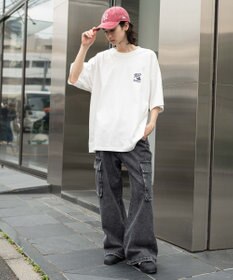 WEGO 【接触冷感/吸水速乾/ユニセックス着用ITEM/SMLサイズ展開】別注BENDAVISクールタッチワンポイントT（SS）