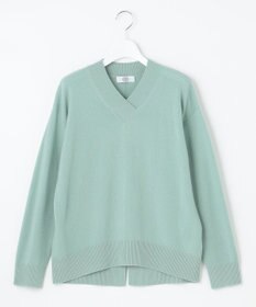 J.PRESS LADIES L 【洗える・WEB限定カラーあり】CASHMERE BLEND Vネック ニット