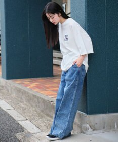 WEGO 【接触冷感/吸水速乾/ユニセックス着用ITEM/SMLサイズ展開】別注BENDAVISクールタッチワンポイントT（SS）