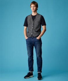 JOSEPH ABBOUD 【和紙ニット/日本素材・縫製/ 軽量/通気性/速乾性】和紙フライス Tシャツ