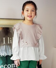 ANY KIDS レイヤード ブラウス