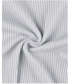 une nana cool 綿100% リブ編みコットン 長袖シャツ