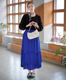 Tiaclasse 【選べる柄タイプ】プリーツスカーフ