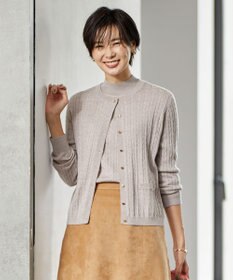 J.PRESS LADIES 【洗える】KNIT BASIC ミドル カーディガン