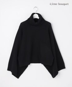 自由区 【カトリエムブーケ】Effet de legerete ウールニット ブラック