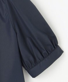 Feroux 【洗える】バンドカラーパールボタン ブラウス