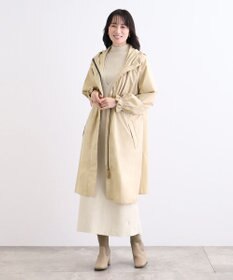 MOONBAT 【撥水】LIGNAGGIO ウエストギャザーフードコート