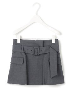 ICB 【接触冷感・UVケア・撥水・洗える】LooseWeave  スカートレイヤードワイドパンツ