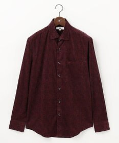 JOSEPH ABBOUD 【ソフトな着心地】ペイズリー柄 コーデュロイシャツ