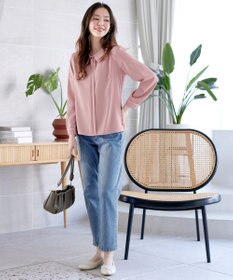 Tiaclasse レイヤードカラーブラウス