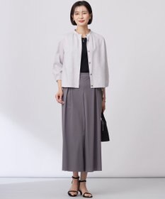 J.PRESS LADIES 【WEB限定カラーあり・洗える】トリコットジャージー フレアーパンツ