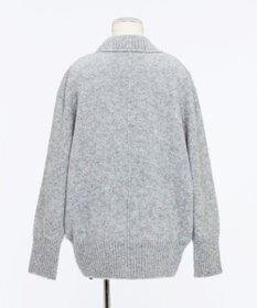 TOQUE 〈大草直子さんアドバイザー〉ベビーアルパカ×ウール縮絨ニットカーディガン