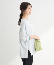 Green Parks アンチピリングライン入りニットプルオーバー