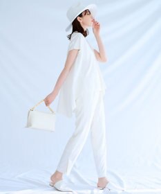 UNFILO 【新色追加！/接触冷感】マイビューティ バックフレアTシャツ