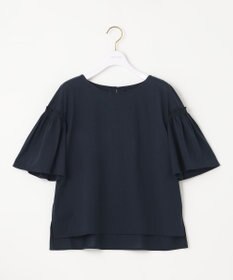 ANY SIS シルケットストライプ フレアスリーブ カットソー