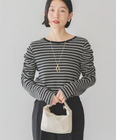 AMERICAN HOLIC ショルダーギャザーワッフルプルオーバー