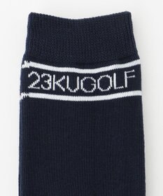 23区GOLF 【WOMEN】ロゴ ニーハイソックス