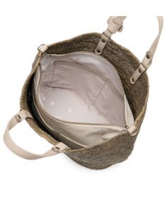 IBIZA ラフィア　2WAYバッグ（草木染め）