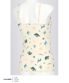 une nana cool MADE WITH 京都市動物園 カップ付きキャミソール